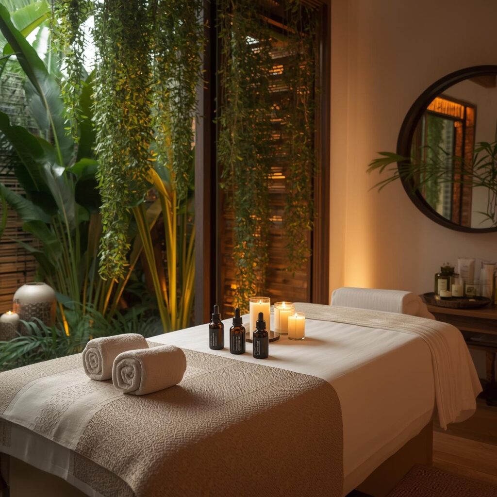 Traditional Balinese full body massage treatment